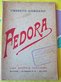 Libretto d'opera: Fedora (U. Giordano) - 1927