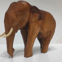 Scultura in legno Elefante