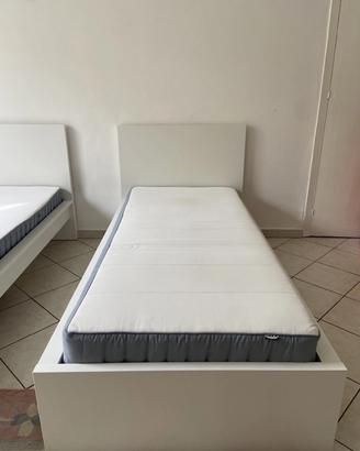 Letto singolo malm con materasso