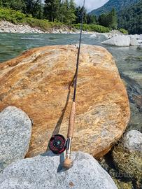 canna da pesca a mosca