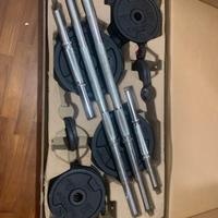 Kit pesi 50kg decathlon