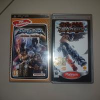 giochi PSP TEKKEN E SOULCALIBUR 