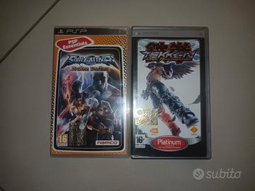 giochi PSP TEKKEN E SOULCALIBUR 