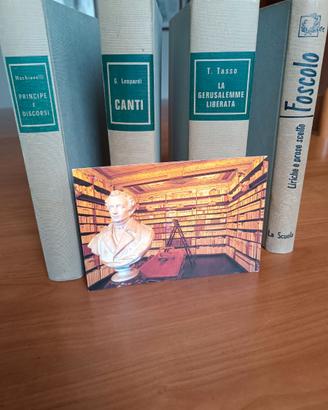 Virgilio Foscolo Machiavelli Tasso Leopardi Dante