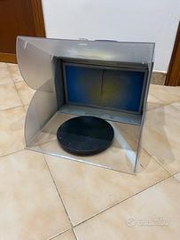 Cabina aspirazione verniciatura aerografo Led