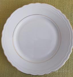 piatti porcellana Monopoli rifiniture oro