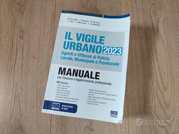 Manuale concorso Il Vigile Urbano 2023 Maggioli