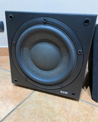 Subwoofer attivo B&W 2500  e amplificatore  rotel