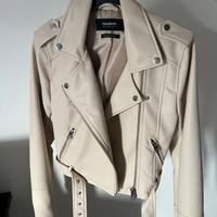 giacca in ecopelle taglia S pull&bear