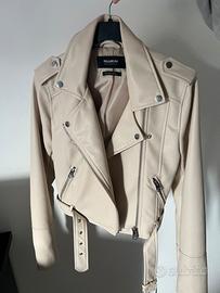 giacca in ecopelle taglia S pull&bear