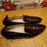 Mocassino Pelle Bordeaux 
