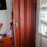 Porta a soffietto in legno 80 x 210