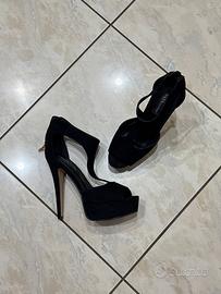 Scarpe TATA con zeppa e tacco a spillo