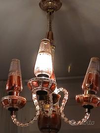 Lampadario vetro murano