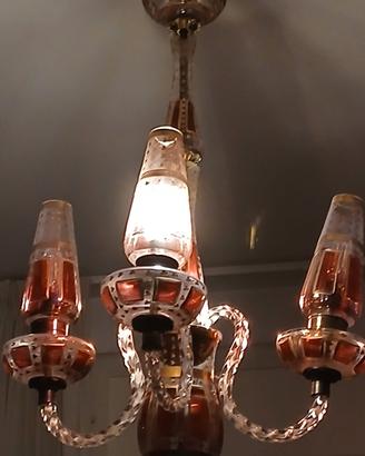 Lampadario vetro murano