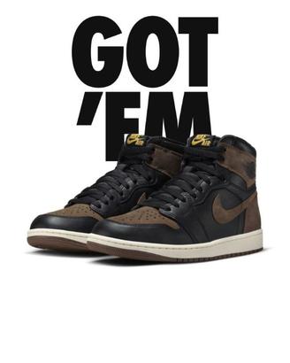 Air Jordan 1 Retro High OG Nero/Palomino/Sail/Oro