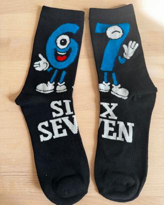 Calze Meme Six Seven 6 7 Nuove Unisex Taglia Unica