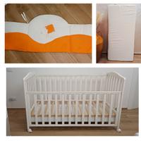 Lettino Azzura Design + Materasso+ paracolpi 