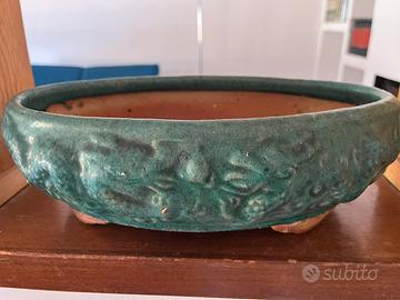 Vaso Bonsai Vintage in Gres Ceramico