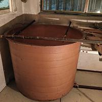 Botte vetroresina con rubinetto