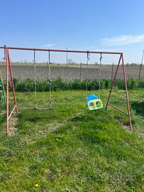 Scivolo altalena casette