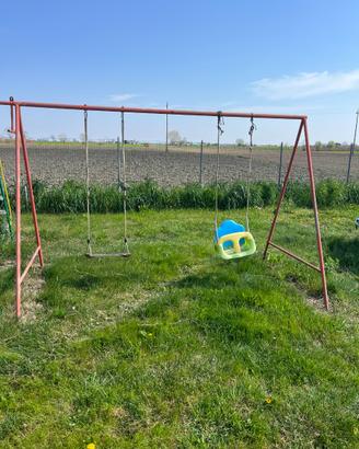 Scivolo altalena casette