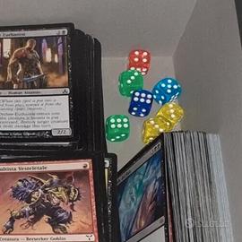 1 Lotto vintage MTG Magic Carte gioco,Dadi,Sleeves