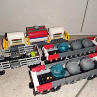 lego 4 carri treno merci custom