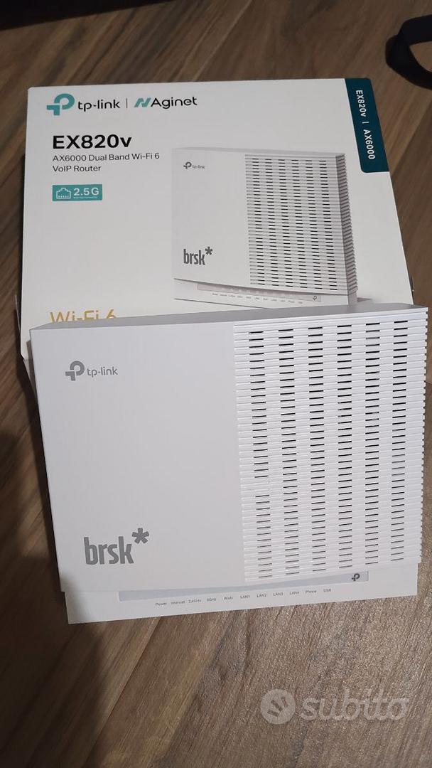 Router TP-Link Ex820v fibra 2.5 GbE - Informatica In vendita a Caserta