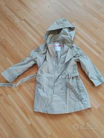 trench per bambina  taglia 8 anni 126 cm