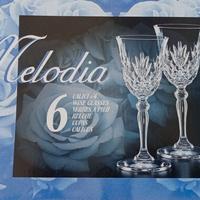 calici melodia Cristal 18pz