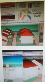 Villette a schiera in costruzione