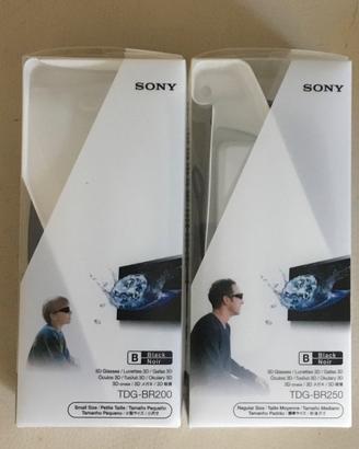 SONY OCCHIALI 3D TDG-BR200 e TDG-BR250 NUOVI