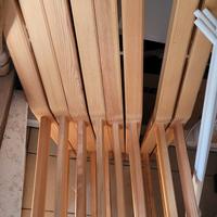 Sedie Ikea legno grezzo