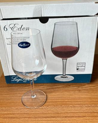 Set 6 calici vino Bormioli linea Eden