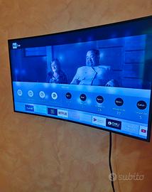 Televisore Smart TV Samsung 55 pollici curvo