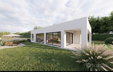 Terreno edificabile e progetto villa approvato