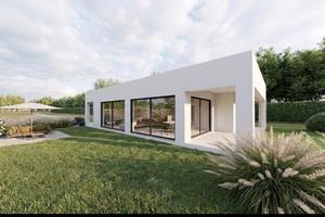 Terreno edificabile e progetto villa approvato