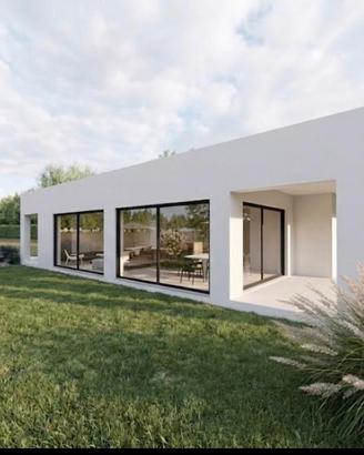 Terreno edificabile e progetto villa approvato