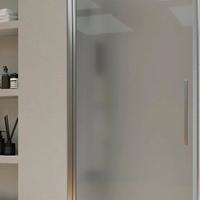 Porta doccia  83-86 cm apertura a battente opaca