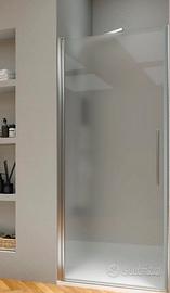 Porta doccia  83-86 cm apertura a battente opaca