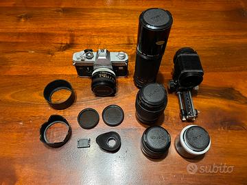 Canon FTb QL con set obiettivi FD