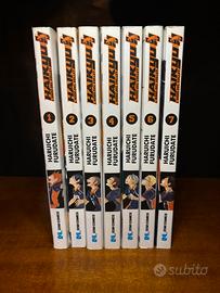 Manga Haikyu 1-7💕📚 gazzetta dello sport