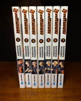 Manga Haikyu 1-7💕📚 gazzetta dello sport