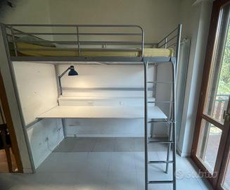 Letto a soppalco IKEA – grigio chiaro