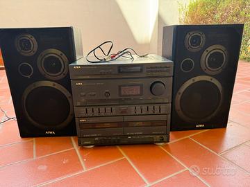 Stereo CX 75Z AIWA con casse SX 77
