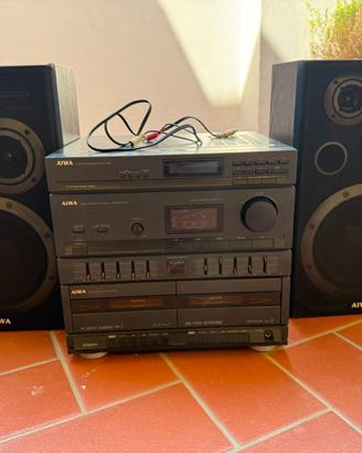 Stereo CX 75Z AIWA con casse SX 77