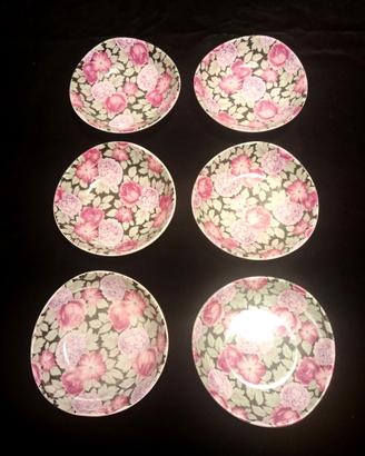 Coppette ceramica a fiori Gardens Flowers