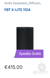 FBT X-LITE 112A SPEDITO GRATIS