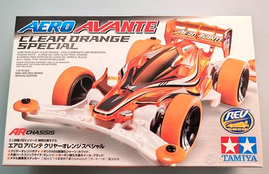 Mini4wd Aero Avante Clear Orange Special